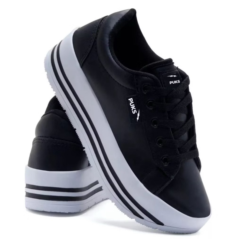 Tênis Feminino Casual Leve Macio Confortável Salto Plataforma